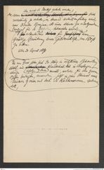 k.k. naturhistorisches Hofmuseum, Intendanzakten 1885-1896 (Hauer), Aktenzahl Z.298.c/1891, Seite 2